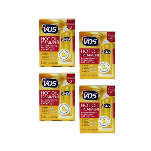 VO5 Hot Oil Therapy Moisturizing Treatment 2 ea (Pack of 4)
