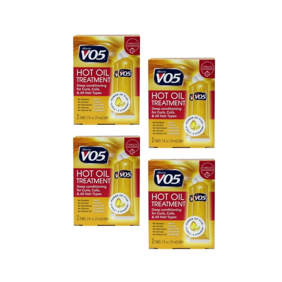 VO5 Hot Oil Therapy Moisturizing Treatment 2 ea (Pack of 4)