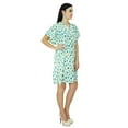 thumbnail image 3 of Bimba Women Wear Cotton Kaftan Dress Short Beach Cover Up Tunic Printed Caftan, 3 of 5