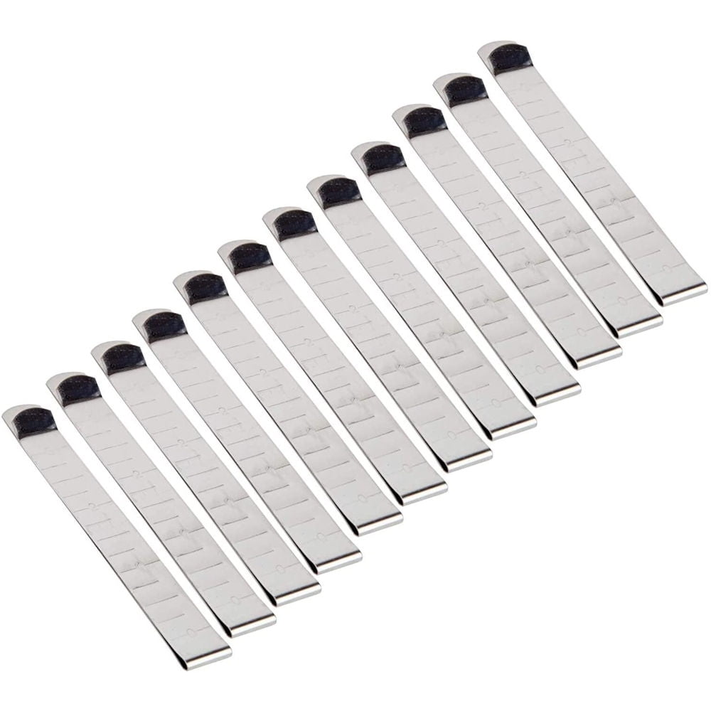 3" Stainless Steel Hemming Clips for Sewing and Quilting, Set of 15