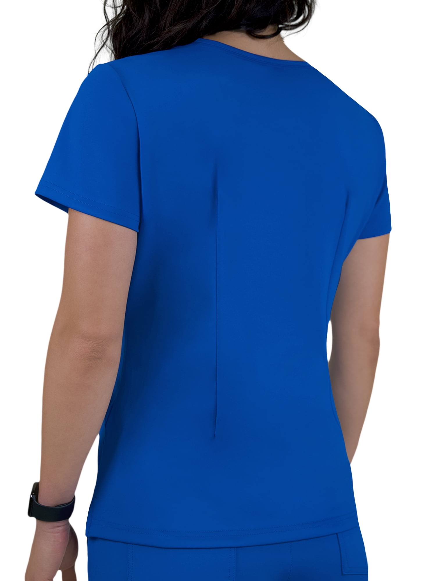 Doctor's Choice Pro Fit Antimicrobial Moisture Wicking Women's Scrub Top, 3 Pockets, Sizes S - XXXL