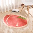 thumbnail image 5 of Ajauxi Cute Bath Mat for Bathroom, Cute Fun for Bathroom Fruit Bath Mat, Fruit Shaped Bathtub Rug Bathroom Tub Fun Plush Shower Rugs Washable Great for Home Shower Bathroom Use, 5 of 5
