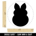 thumbnail image 2 of Cute Bunny Rabbit Solid Self-Inking Rubber Stamp Ink Stamper - Yellow Ink - Medium 1 Inch, 2 of 7