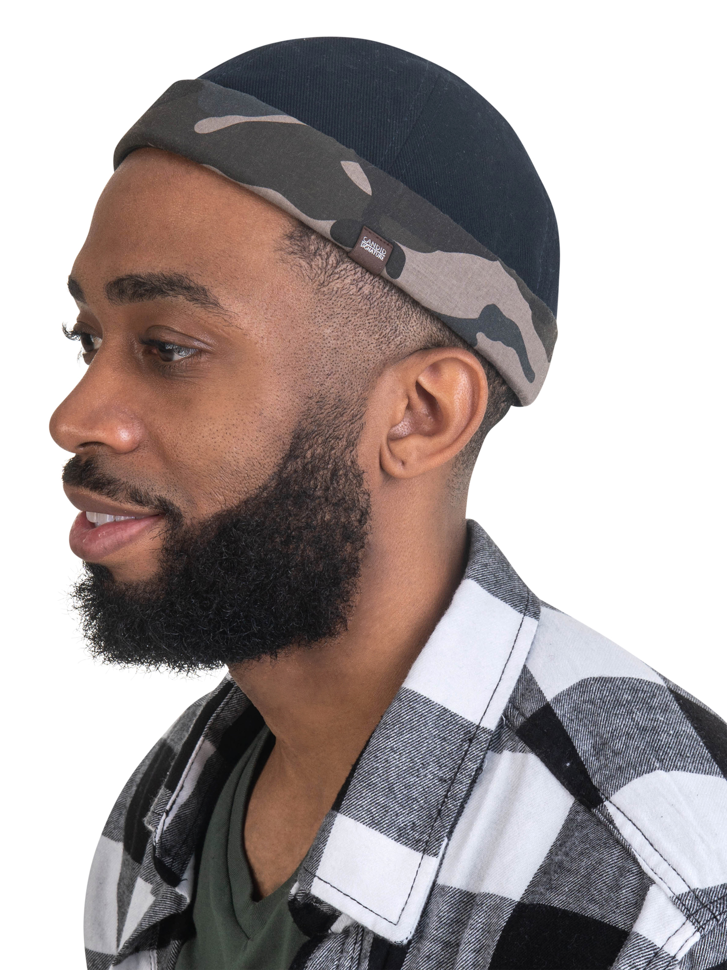 Bonnet Unisexe SnugZero Coton Tricoté Motif Tête De Mort Kufi - Confortable Et Respirant
