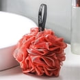 thumbnail image 3 of Loofah-Bath-Sponge Lace-Mesh-Set // 2-Scrubs-in-1 by Shower Bouquet(4 Pack Spa Colors) Body Luffa Loofa Loufa Puff - Exfoliate, Cleanse Skin with Luxurious Bathing Accessories, 3 of 4
