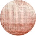 thumbnail image 1 of Unique Loom Del Mar Tapis de Transition Contemporain_dlm001, 8' Rond, Rouge/ivoire, 1 of 2