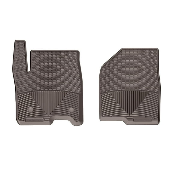 WeatherTech All-Weather Floor Mats compatible with Silverado 1500 LTD, Silverado 1500, Sierra 1500 Limited, Sierra 2500HD/3500HD - 1st Row (Driver & Passenger), Cocoa