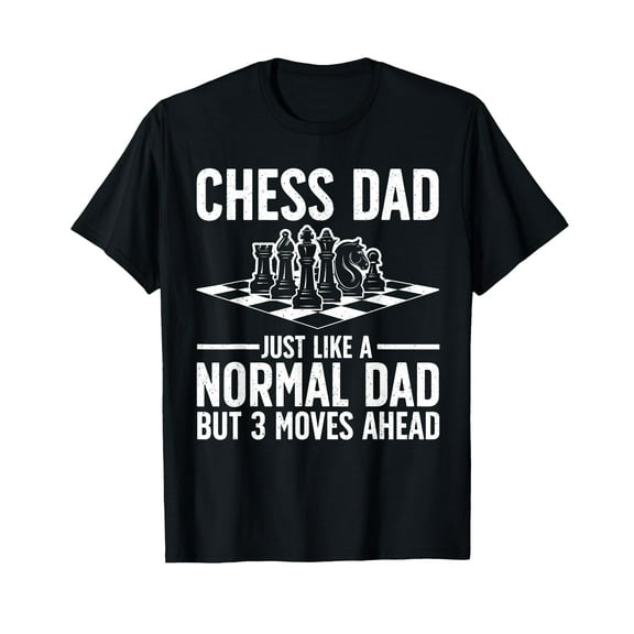 Cool Chess Player Art For Men Dad Knight Chess Lovers Pieces T-Shirt