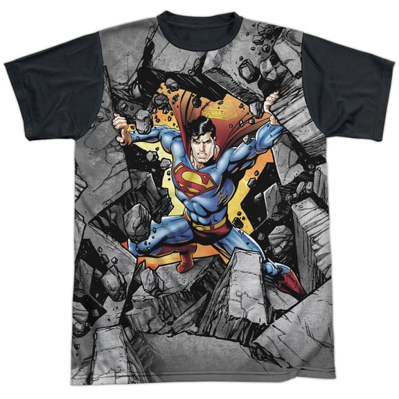 Superman Break On Through Unisex Adult Halloween Costume Sublimated T Shirt