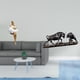 thumbnail image 2 of Escultura de arte abstracto de resina para niña y figura de toro chino moderno, decoración creativa de oficina, estatua de personaje para escritorio,, 2 of 8