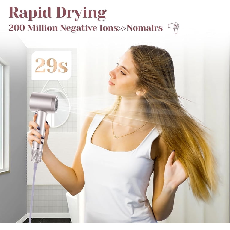 Hair Dryer, 110,000RPM High Speed Motor for Fast Drying, Low  display picture 1