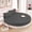 Dark Grey, variant on 4 PC Round Bed Sheet Bed Cover 15" Deep Pocket of Mattress, 1000 TC (1 Flat Sheet, 1 Fitted Sheet, 2 Pillowcases) 84 " Diameter White Solid Soft & Easy Care