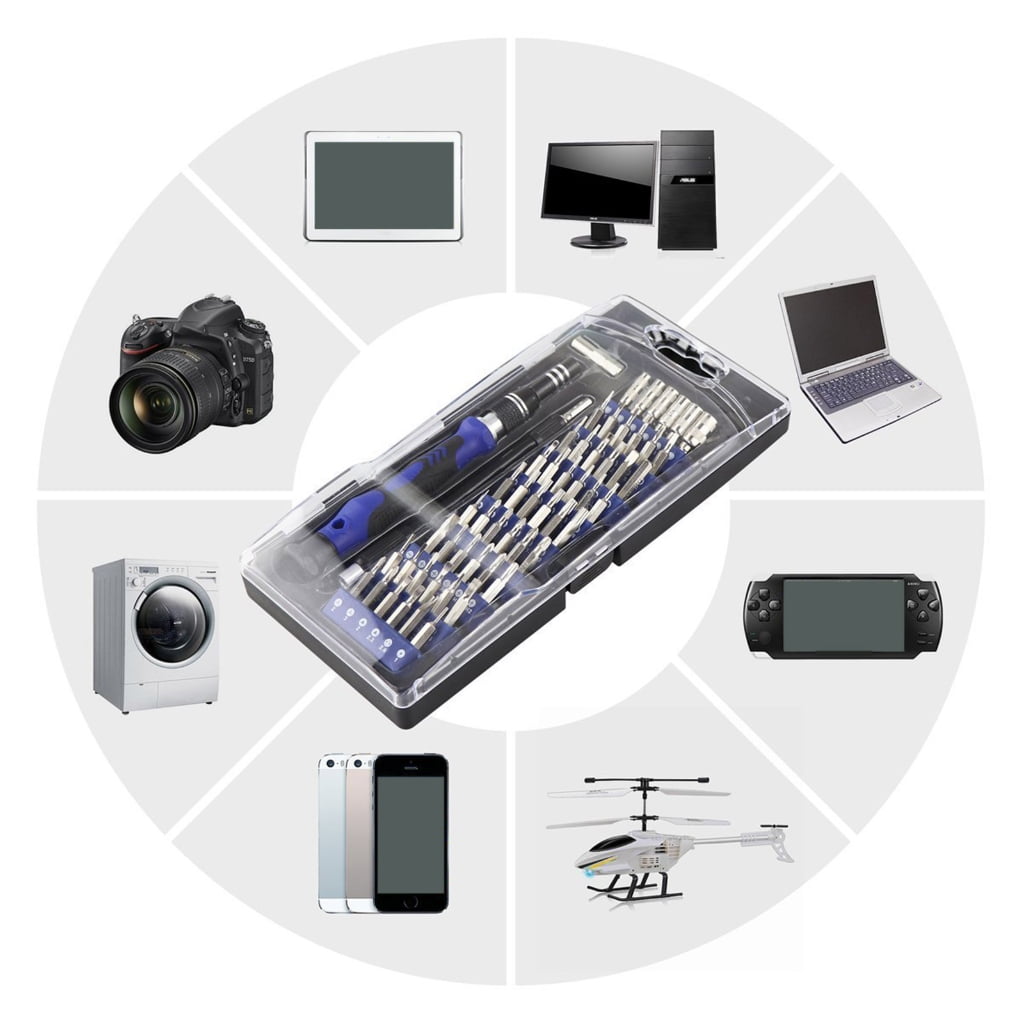80 in 1 Computer Repair Tool Kit PC Building Tool Magnetic Bit Flexible Shaft