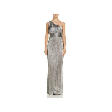 - Likely Womens Chandler Metallic Front Slit Evening Dress