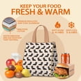 thumbnail image 5 of Cute Dachshund Insulated Lunch Bag for Women & Adults,Large Portable Soft Cooler Lunch Bag,Thermal Food Storage Tote with Pearl Cotton,8.66L,8.75x5.75x9.5 Inch, 5 of 6