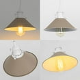 thumbnail image 2 of KAYYELAMP 3 Pcs Adjusted Cable H-Type Track Lamp White Switch Base Khaki Shade Simple Design Pendant Lighting for Kitchen Dining Room(No Bulb, Track), 2 of 7