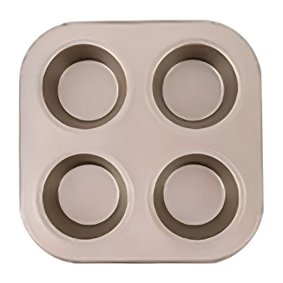 ACDANC 4 Cup Cake Mould Muffin Pan Tray Cake Mould in the Shape of Cupcake Non-Stick Baking Pans Kitchen Easy to Clean