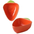 thumbnail image 1 of Sauce Dish Ceramic Mini Fruit Shaped Cartoon Dipping Sauce Bowl Serving Dish, 1 of 10