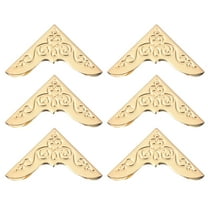 Ortofally 20Pcs Book Folder Corner Protectors Album Folders Metal ScrapbookMenu Corner Covers Guard Book Corner Protector for Metal Book Notebooks Folders