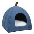 thumbnail image 2 of Cama de Gato Plegable de Gato Casa de Gato Casa de Carpa de Mascotas de Interior Con Teta de Gris, Talla S, 2 of 7