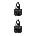 thumbnail image 4 of Baohd Larger Capacity Tote Bag With Big Opening For Easy Access Books Crossbody Bag black 2Set, 4 of 6