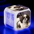 thumbnail image 1 of HANNTAOO Reloj despertador LED con diseño de fútbol, creativo reloj de mesa, reloj digital electrónico brillante y colorido para adultos, niñas, niños y niños, juguete para regalo de cumpleaños, 1 of 7