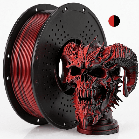 Silk PLA 3D Printer Filament 1.75mm 3D Printing Filament 1KG Dimensional Accuracy  /- 0.03mm for Most FDM 3D Printers