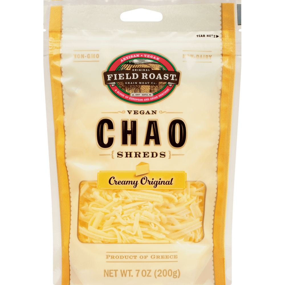Field Roast Chao Creamery Vegan Shreds, Creamy Original