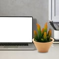 thumbnail image 4 of 2 uds. De suculentas de simulación de flores falsas en macetas, adornos creativos para decoración del hogar, plantas verdes artificiales, 4 of 5