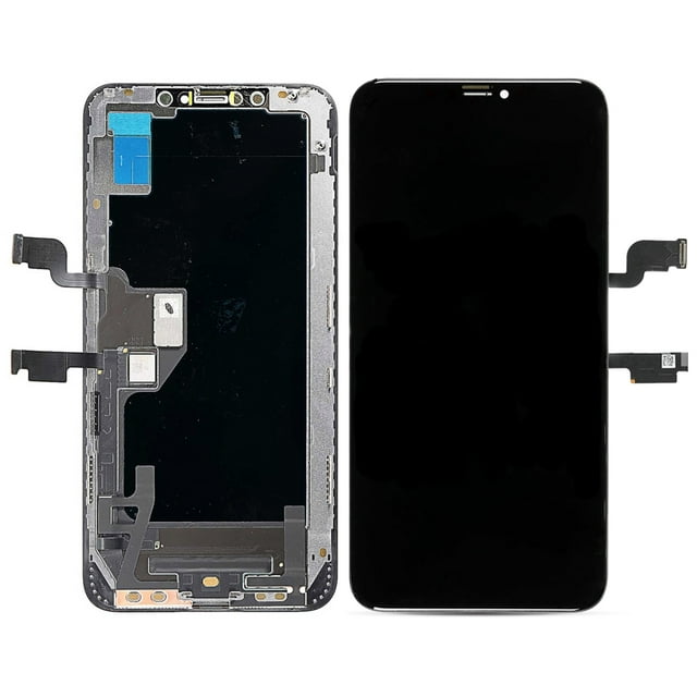 Original Écran Tactile OLED Rénové pour Apple iPhone TP Max avec Plaque en Acier Installée