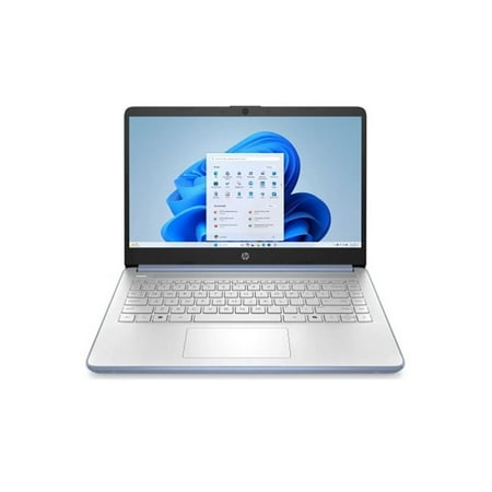 HP 14-dq3250nr 14" Full HD Touchscreen Laptop, Intel Celeron N4500 1.1GHz, 4GB RAM, 64GB eMMC, Windows 11 Home S Mode, Sky Blue