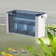 thumbnail image 1 of Caja de filtro para acuario, filtro para tanque de agua, gancho ajustable, caja de filtro de flujo en cascada multiusos silencioso para pecera, ranas, 24 cm x 125 cm x 16 cm, 1 of 10