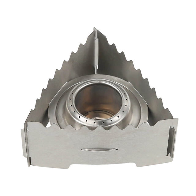 Hearth & Gear Réchaud de Randonnée en Acier Inoxydable Brûleur Compact pour Camping Randonnée Pique-Nique Équipement de Camping Léger Équipement d'Urgence de Randonnée Équipement de Camping Familial Gadgets de Camping Cool