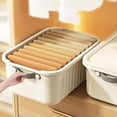 thumbnail image 4 of CAJA ORGANIZA DE ROPA DURADERA DE GRAN CAPACIDAD, PLÁSTICO PP, ASA PORTÁTIL, TAPA, DESERO MINIMALISTA PARA CAJÓN DE ARMARIO DOMÍSTICO, 4 of 7