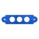 thumbnail image 2 of Soporte universal de barra de sujeción para batería de aleación de aluminio de 14 cm, 3 orificios (azul), 2 of 9