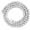 18" 3MM Tennis Silver, variant on Tarien unisex gold and silver rhinestone tennis chain necklace, rhinestone tennis necklace, suitable for women and teenagers, tennis chain and Cuban chain, length 18-24 inches.