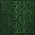 thumbnail image 1 of Ahgly Company Indoor Square Abstract Emerald Green Modern Area Rugs, 7' Square, 1 of 4