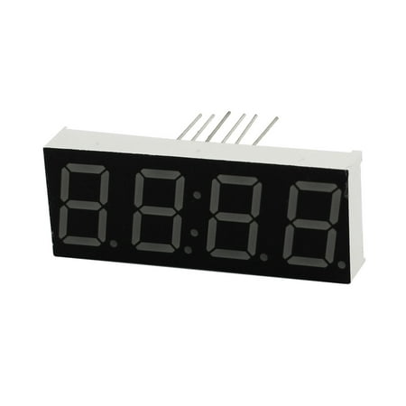 - Unique Bargains Common Cathode 4-Digit 7 Segment Red Display Digital Tube 50x19mm