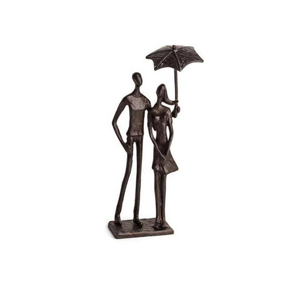 Danya B. ZD15613 Couple Amoureux sous le Parapluie Sculpture en Bronze