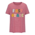 thumbnail image 4 of Liquidation d'Économies! BEFOKA T-Shirt pour Femmes Grande Taille, Blouse Décontractée d'Été pour Femmes, Haut Décontracté à la Mode pour Dames, Chandail Imprimé à Col Rond à Manches Courtes, 4 of 4