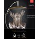 thumbnail image 2 of 9 Inch 360 Degree Rotation Bathroom Rainfall Shower Head ABS Chrome Water Saving Shower Extension Arm Hand Held Slim Shower Head, 2 of 5