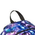 thumbnail image 2 of K-Cliffs Unisex Printed School Backpack Pattern Bookbag Travel Daypack for Laptop and Tablet Purple Galaxy, 2 of 8