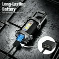 thumbnail image 5 of Vbbert Keychain Flashlight, Portable, Rechargeable, Waterproof, Super Bright Mini USB LED Light with Power Bank Function and 7 Lighting Modes, Perfect for Outdoor Camping and Hiking (2-Pack), 5 of 9