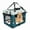Teal Blue, variant on GOOPAWS Soft Pet Crates Kennel 24'', 27", 30" & 36", 3 Door Soft Sided Folding Travel Pet Carrier