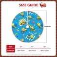 thumbnail image 4 of Kll Cute Car Cartoon Christmas Tree Skirt 30",Party Decorations Farmhouse For Christmas Decorations Holiday Party, 4 of 8