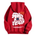 thumbnail image 3 of MHFRRA Sudadera con Capucha, Suave y Cómoda, para Uso Informal, Ligera, Deportiva y para Exteriores Rojo, 3 of 3
