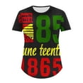 thumbnail image 3 of Eres Más Que una Camisa de Puntuación de Prueba Mujeres de Moda Impresión Casual Manga Corta Suelta Camiseta de Tamaño Más, Blusa de Túnica de Cuello Redondo, 3 of 5