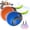 Blue+Orange, variant on Upgrade 3.0 Tail Cat Toy, 2026 New Tail Interactive Cat Toy for Indoor Cats, USB Rechargeable Automatic Moving Smart Cat Toys Ball with Tail Two Speed Adjustment (Blue, 1PC)