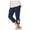 Navy, variant on Juslio Girls Pants Kids Fashion Solid Color Cute Summer Leisure Yoga Leggings Sports Cropped（Black Capris， 2 Years）