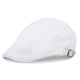thumbnail image 4 of Xiao Hua Gorra plana de algodón para hombre, sombrero de caza estilo Ivy Gatsby Newsboy, boina para hombre (amarillo claro), 4 of 5